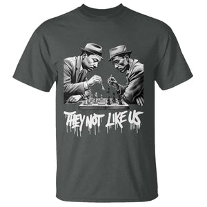 MLK And Malcolm X T Shirt They Not Like Us African American Heritage Gift TS12 Dark Heather Print Your Wear