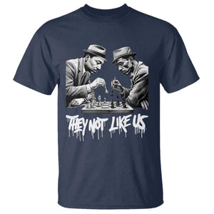 MLK And Malcolm X T Shirt They Not Like Us African American Heritage Gift TS12 Navy Print Your Wear