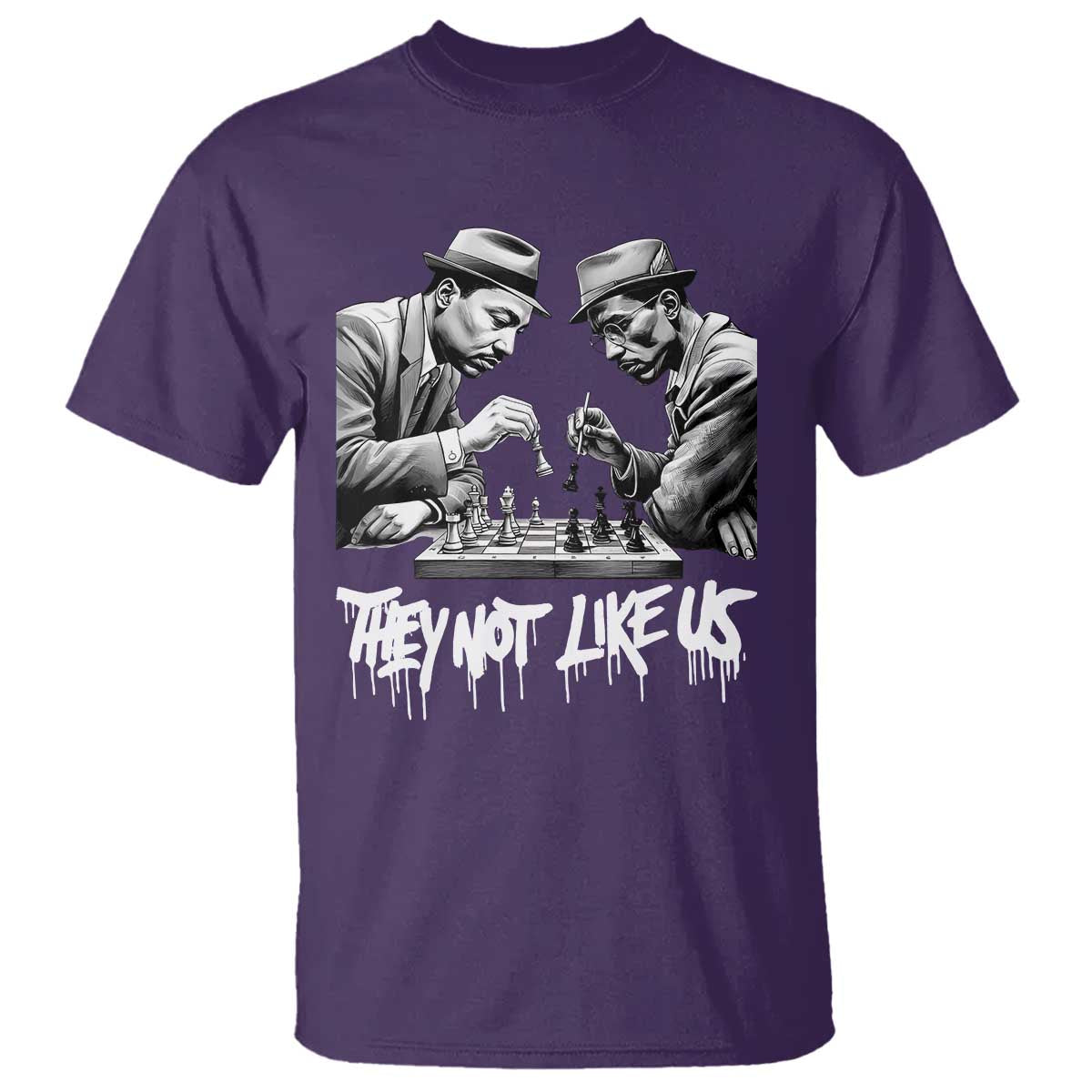 MLK And Malcolm X T Shirt They Not Like Us African American Heritage Gift TS12 Purple Print Your Wear