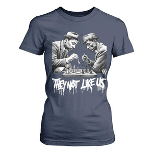 MLK And Malcolm X T Shirt For Women They Not Like Us African American Heritage Gift TS12 Navy Print Your Wear