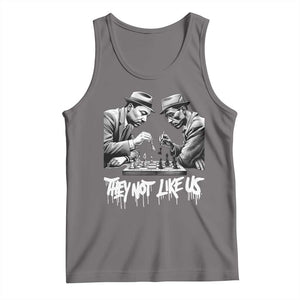 MLK And Malcolm X Tank Top They Not Like Us African American Heritage Gift TS12 Deep Heather Print Your Wear