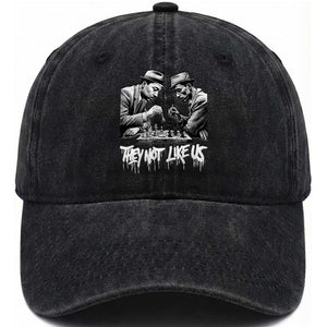 MLK And Malcolm X Washed Cotton Baseball Cap They Not Like Us African American Heritage Gift TS12 Print Your Wear