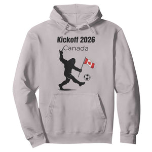 Funny Bigfoot Canada Soccer Hoodie Kickoff 2026 TS12 Ice Gray Print Your Wear