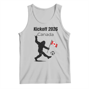 Funny Bigfoot Canada Soccer Tank Top Kickoff 2026 TS12 Ash Print Your Wear