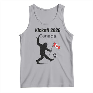 Funny Bigfoot Canada Soccer Tank Top Kickoff 2026 TS12 Athletic Heather Print Your Wear