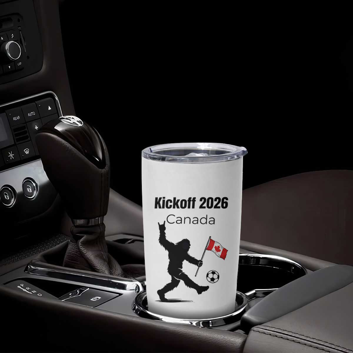 Funny Bigfoot Canada Soccer Tumbler Cup Kickoff 2026 TS12 Print Your Wear