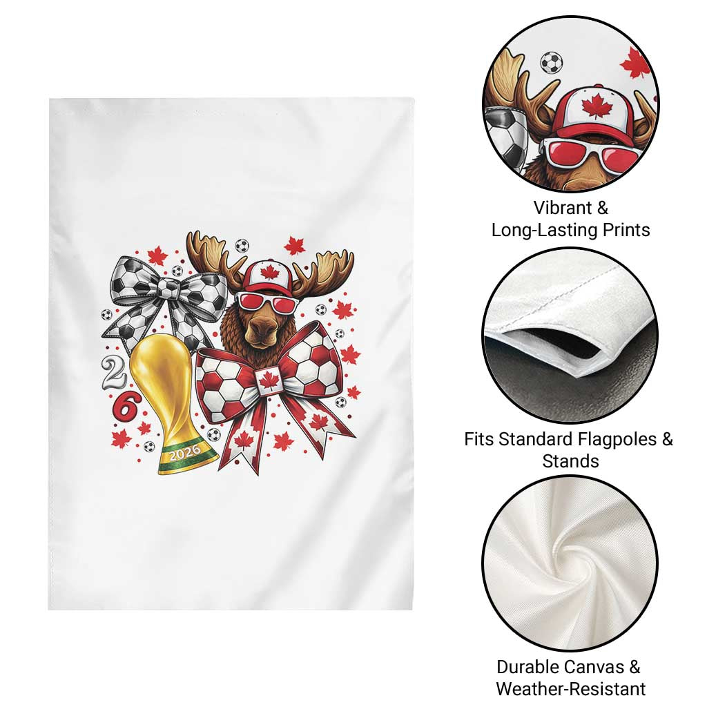 Proud Canada Soccer 2026 Garden Flag Canadian Football Fan TS12 Print Your Wear