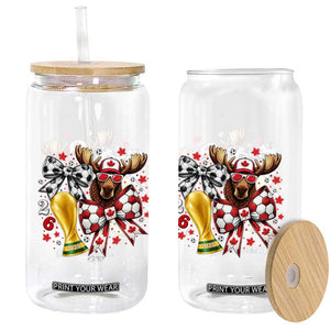 Proud Canada Soccer 2026 Glass Can Canadian Football Fan TS12 Print Your Wear