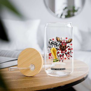 Proud Canada Soccer 2026 Glass Can Canadian Football Fan TS12 Print Your Wear