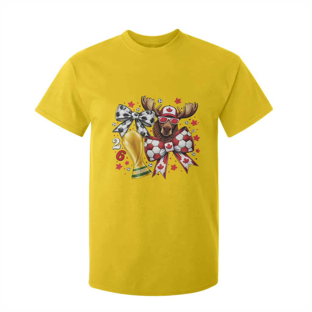 Proud Canada Soccer 2026 T Shirt For Kid Canadian Football Fan TS12 Daisy Print Your Wear