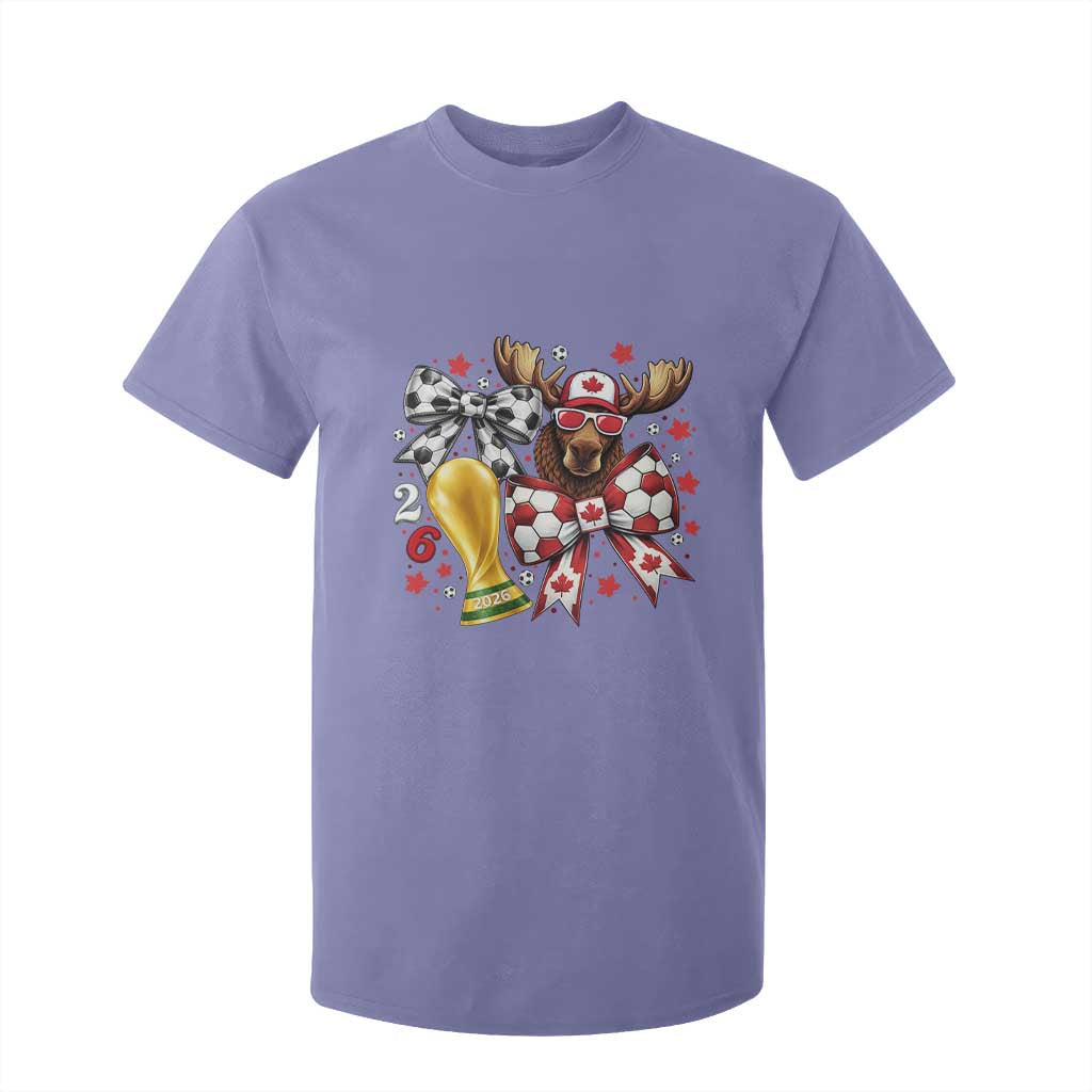 Proud Canada Soccer 2026 T Shirt For Kid Canadian Football Fan TS12 Violet Print Your Wear