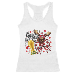 Proud Canada Soccer 2026 Racerback Tank Top Canadian Football Fan TS12 White Print Your Wear