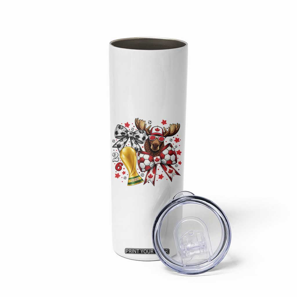 Proud Canada Soccer 2026 Skinny Tumbler Canadian Football Fan TS12 Print Your Wear