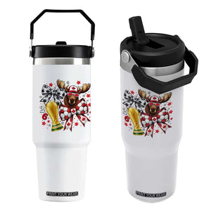 Proud Canada Soccer 2026 Flip Straw Tumbler Canadian Football Fan TS12 One Size: 30 oz White Print Your Wear