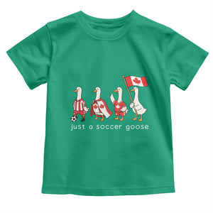Funny Just A Soccer Goose Toddler T Shirt Canada Soccer Lover TS12 Irish Green Print Your Wear