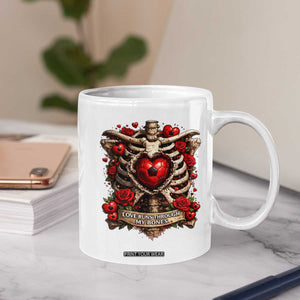 Love Runs Through My Bones Coffee Mug Funny Skeleton Soccer Player Gift TS12 Print Your Wear