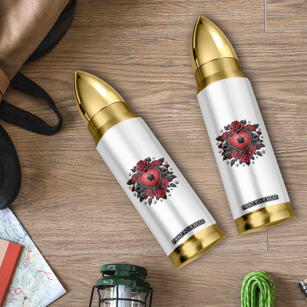 Skeleton Soccer Player Bullet Tumbler Valentine Day Gift TS12 Print Your Wear