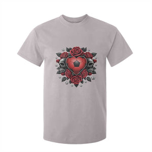 Skeleton Soccer Player T Shirt For Kid Valentine Day Gift TS12 Ice Gray Print Your Wear