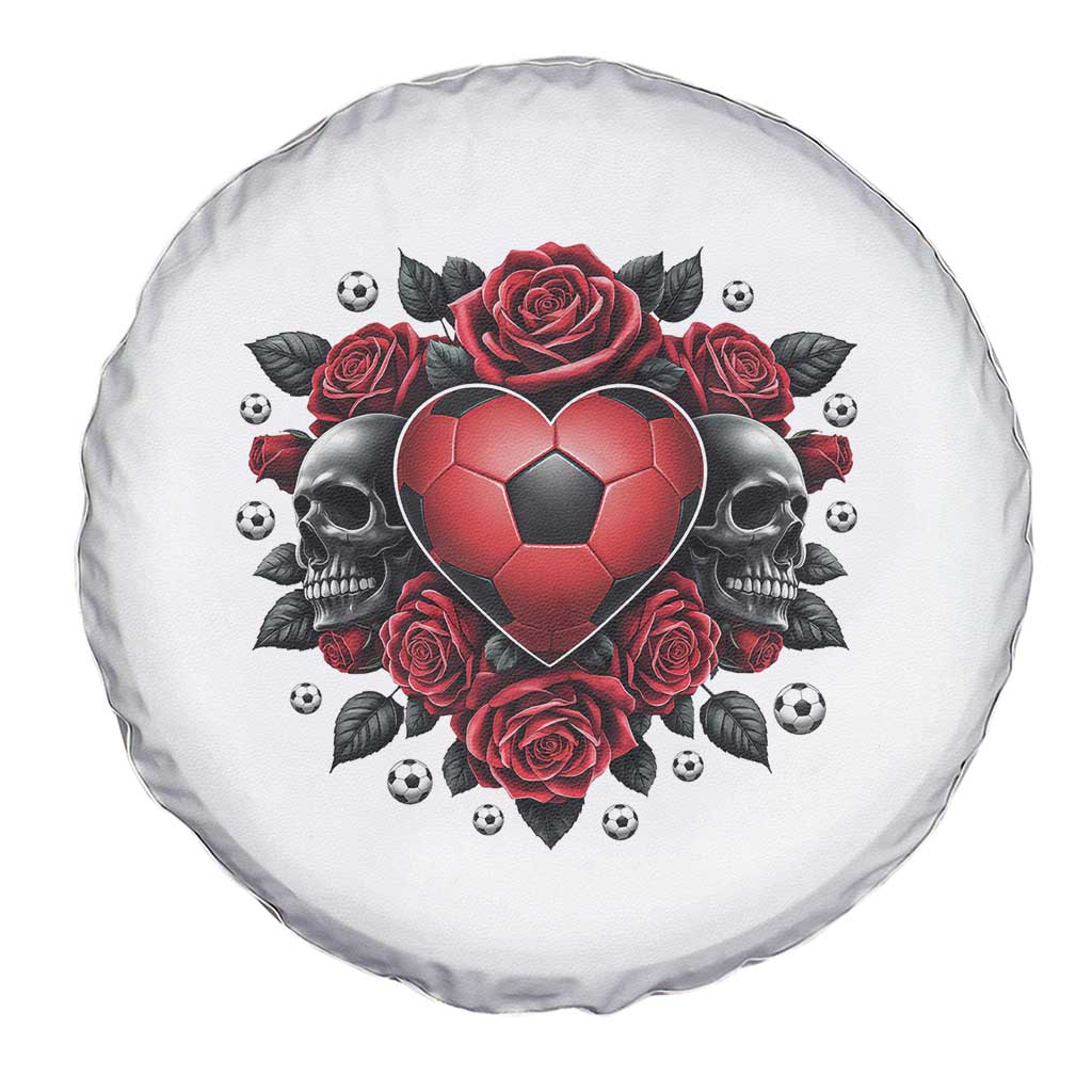 Skeleton Soccer Player Spare Tire Cover Valentine Day Gift TS12 Print Your Wear
