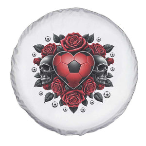 Skeleton Soccer Player Spare Tire Cover Valentine Day Gift TS12 Print Your Wear