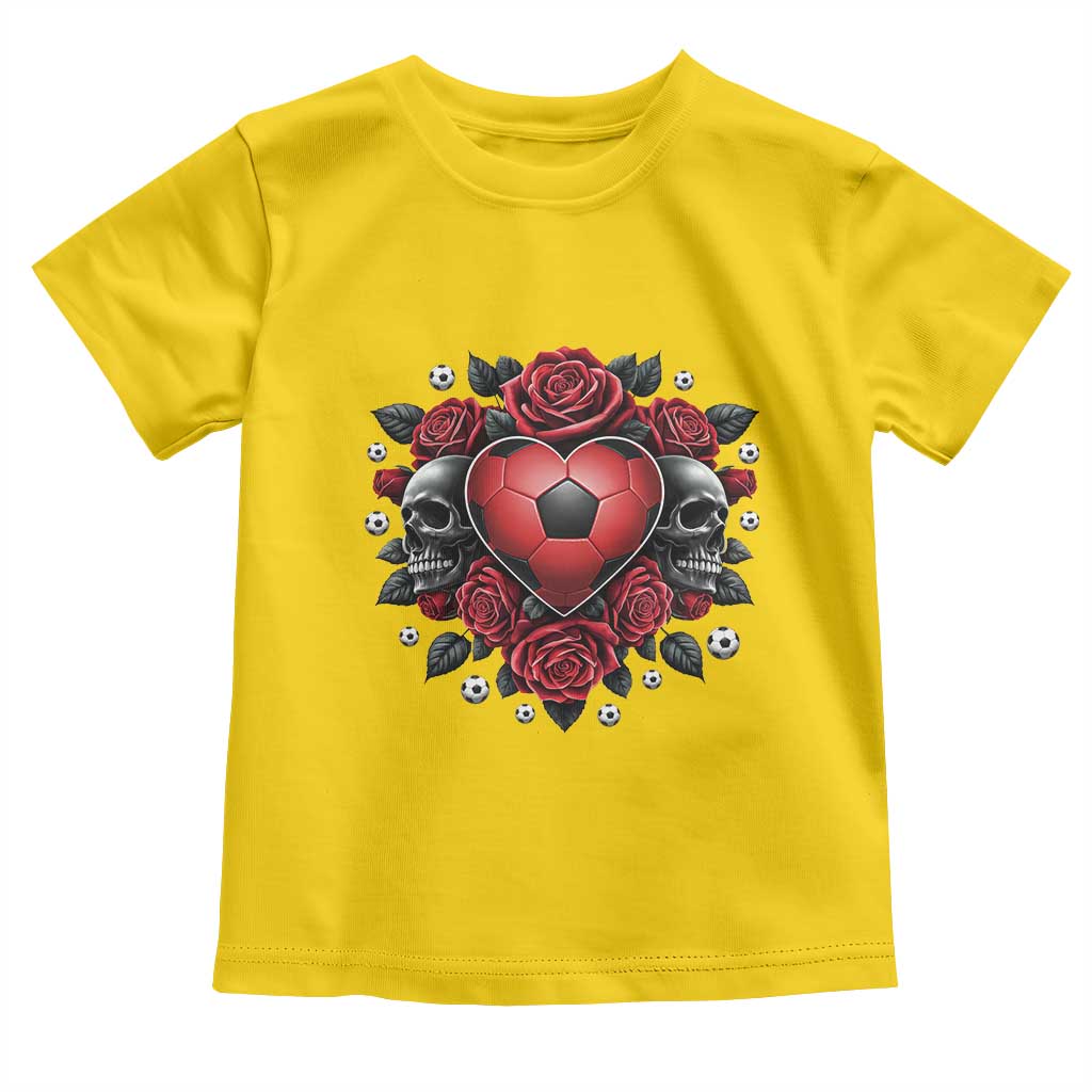 Skeleton Soccer Player Toddler T Shirt Valentine Day Gift TS12 Daisy Print Your Wear