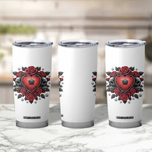 Skeleton Soccer Player Tumbler Cup Valentine Day Gift TS12 Print Your Wear