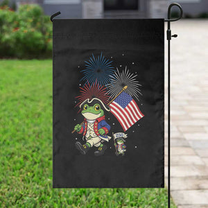 Funny Patriotic Frog Garden Flag Celebrating 250 Years Of Freedom TS12 Print Your Wear