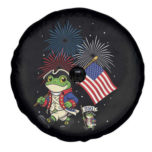 Funny Patriotic Frog Spare Tire Cover Celebrating 250 Years Of Freedom TS12 Print Your Wear