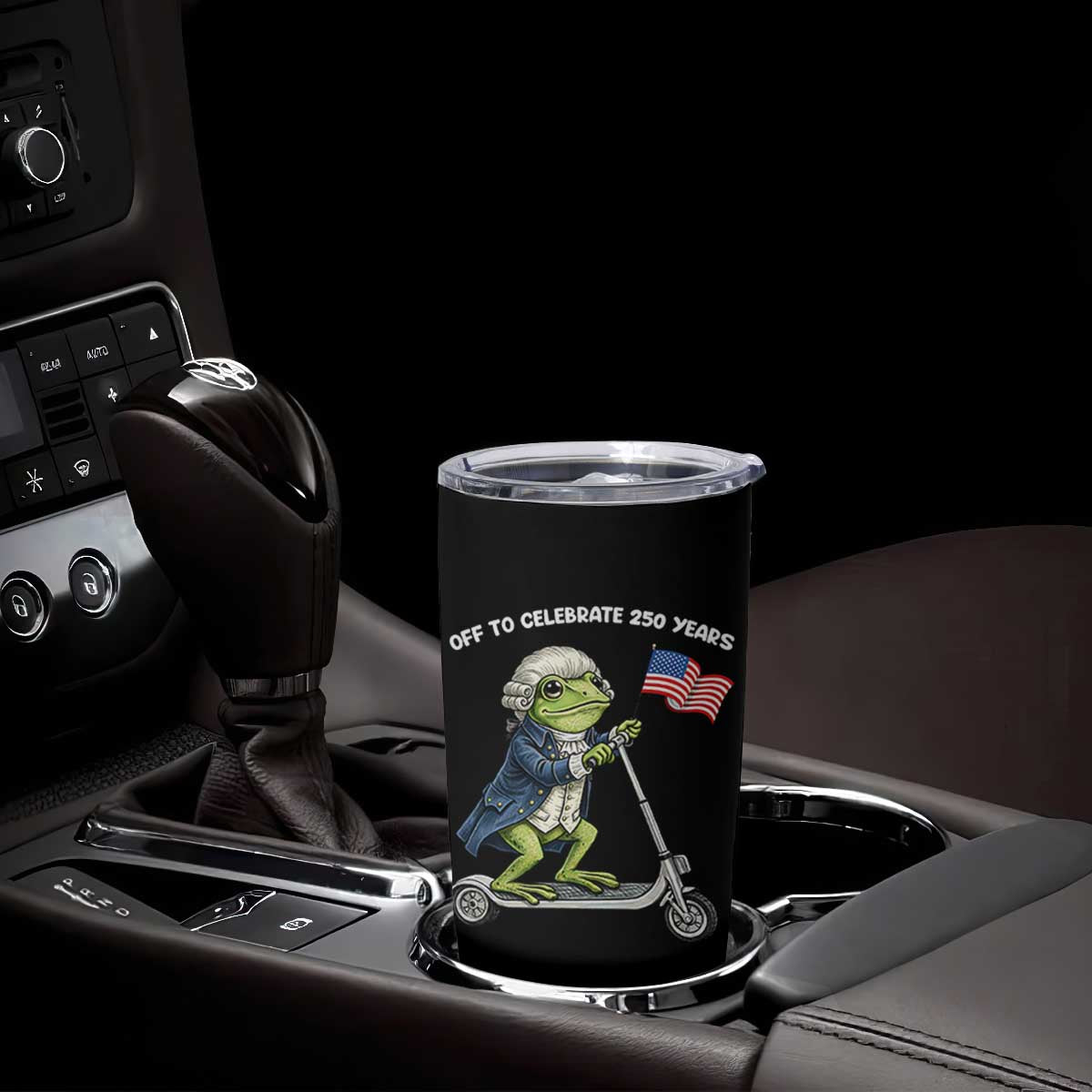 Funny Patriotic Frog Tumbler Cup Off To Celebrate 250 Years Of Freedom TS12 Print Your Wear
