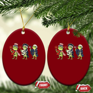 Proud American Frog Ceramic Ornament Celebrating 250 Years Of Freedom TS12 Print Your Wear