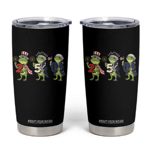 Proud American Frog Tumbler Cup Celebrating 250 Years Of Freedom TS12 Black Print Your Wear