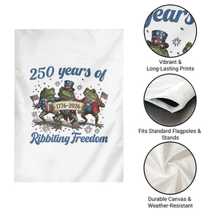 Funny Frog 250 Years Of Ribbiting Freedom Garden Flag TS12 Print Your Wear