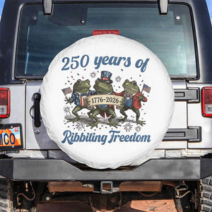 Funny Frog 250 Years Of Ribbiting Freedom Spare Tire Cover TS12 No hole White Print Your Wear