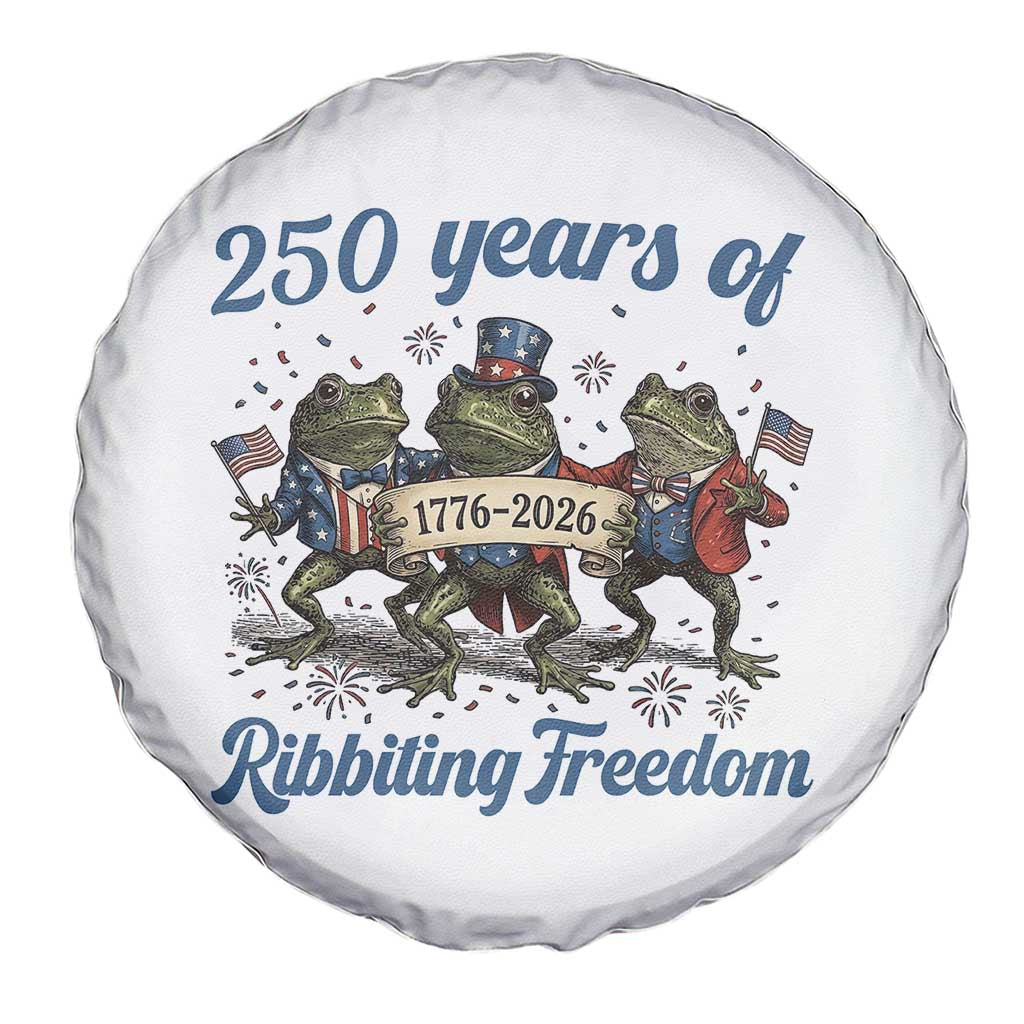 Funny Frog 250 Years Of Ribbiting Freedom Spare Tire Cover TS12 Print Your Wear