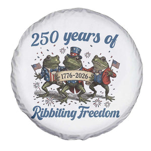 Funny Frog 250 Years Of Ribbiting Freedom Spare Tire Cover TS12 Print Your Wear