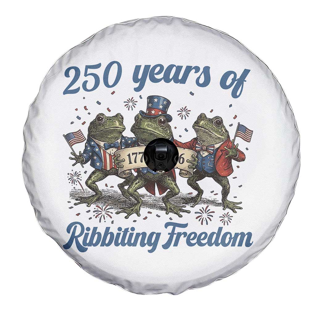 Funny Frog 250 Years Of Ribbiting Freedom Spare Tire Cover TS12 Print Your Wear