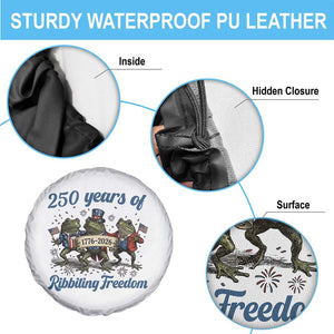 Funny Frog 250 Years Of Ribbiting Freedom Spare Tire Cover TS12 Print Your Wear
