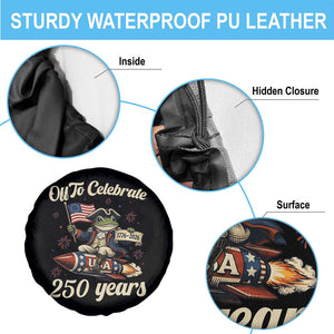 Funny Frog Off To Celebrate 250 Years Of Freedom Spare Tire Cover Patriotic Gift TS12 Print Your Wear