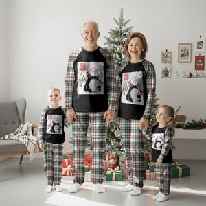 Funny Patriotic Grumpy Frog 250th Anniversary USA Plaid Pajama Set TS12 Christmas Plaid Print Your Wear