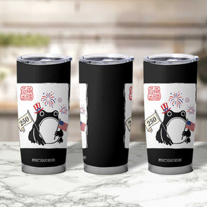 Funny Patriotic Grumpy Frog 250th Anniversary USA Tumbler Cup TS12 Print Your Wear