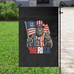 Funny Patriotic Bigfoot Merica Rock Garden Flag USA 250th Anniversary TS12 Print Your Wear