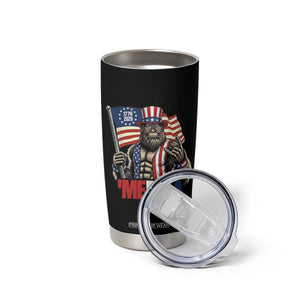 Funny Patriotic Bigfoot Merica Rock Tumbler Cup USA 250th Anniversary TS12 Print Your Wear