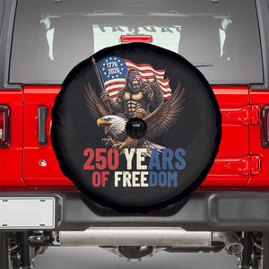 Funny Patriotic Bigfoot Spare Tire Cover 250 Years Of American Freedom TS12 Black Print Your Wear