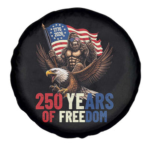 Funny Patriotic Bigfoot Spare Tire Cover 250 Years Of American Freedom TS12 Print Your Wear