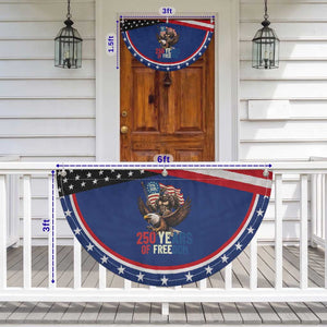 Funny Bigfoot Patriotic Fan Flag 250 Years Of American Freedom
