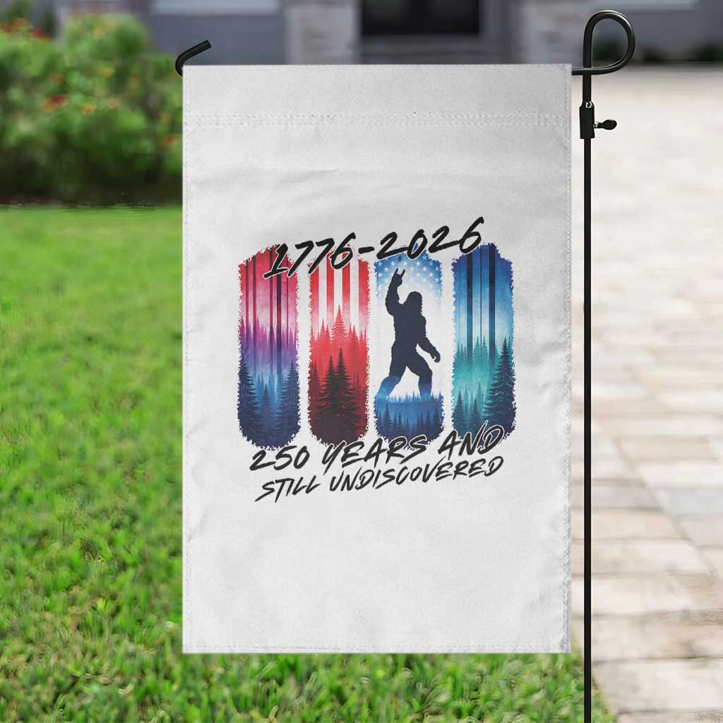 Funny Patriotic Bigfoot Garden Flag 250 Years And Still Undiscovered TS12 Print Your Wear