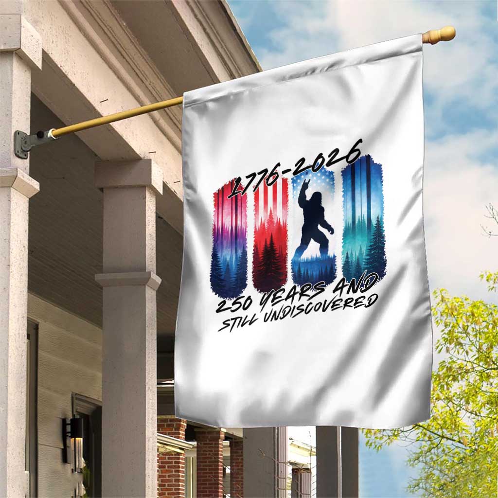 Funny Patriotic Bigfoot Garden Flag 250 Years And Still Undiscovered TS12 Print Your Wear