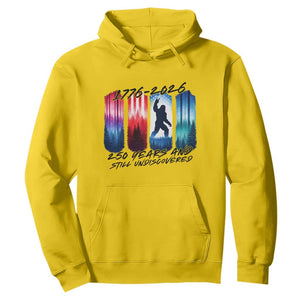 Funny Patriotic Bigfoot Hoodie 250 Years And Still Undiscovered TS12 Daisy Print Your Wear