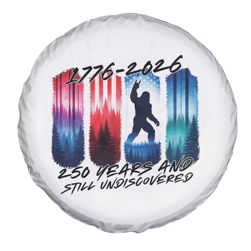 Funny Patriotic Bigfoot Spare Tire Cover 250 Years And Still Undiscovered TS12 Print Your Wear