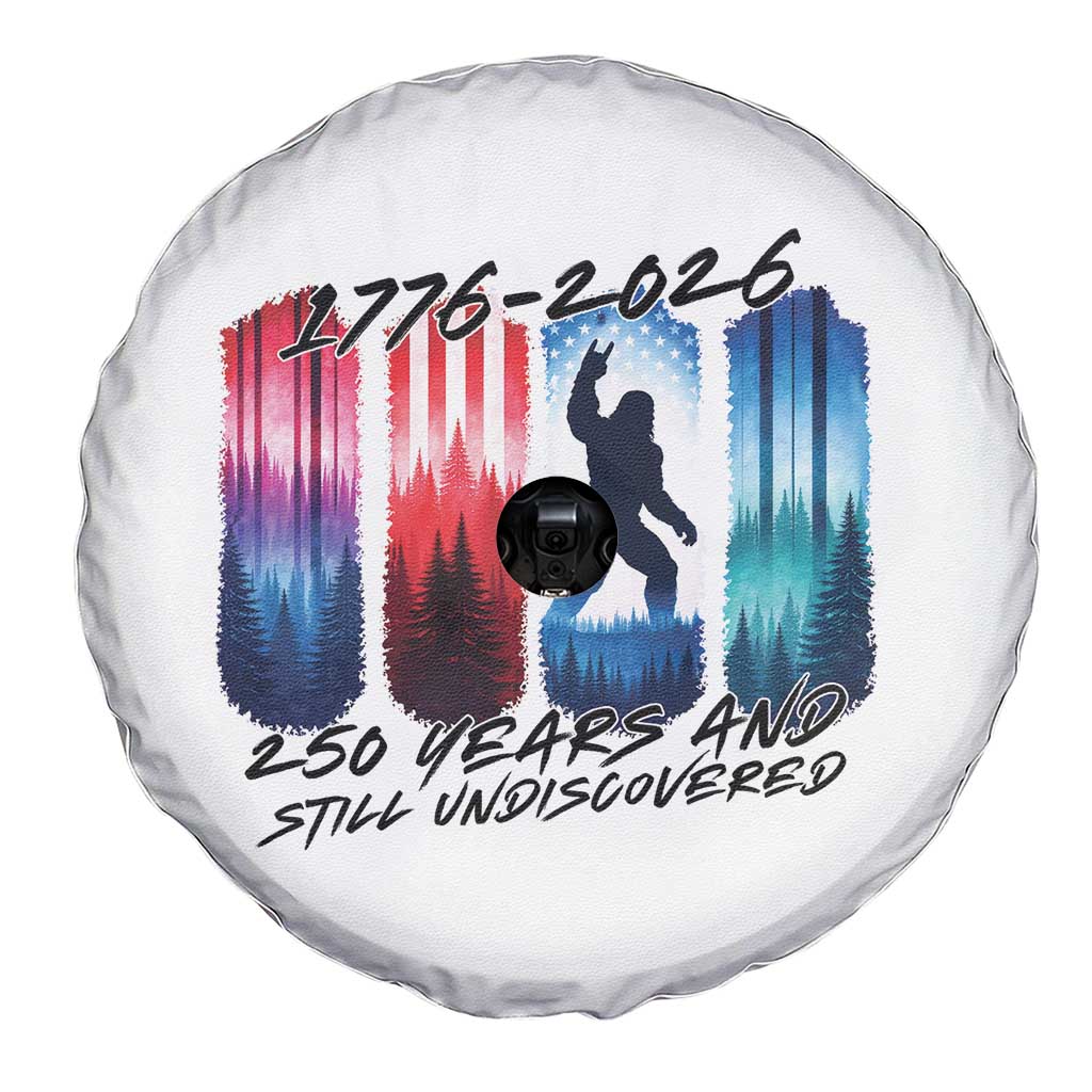 Funny Patriotic Bigfoot Spare Tire Cover 250 Years And Still Undiscovered TS12 Print Your Wear